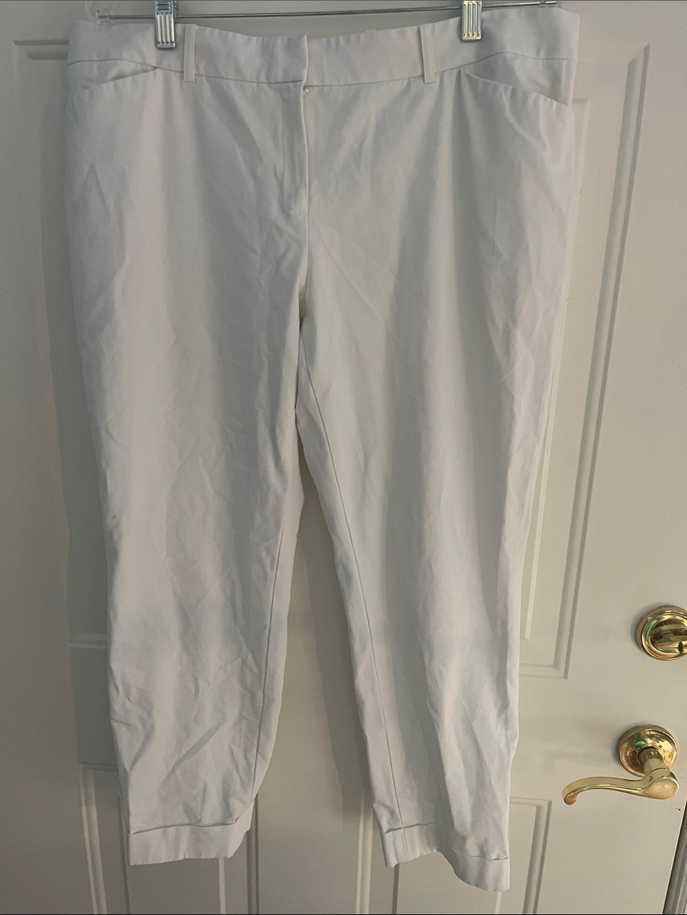 Lafayette 148 New York Off-White Tailored Pants